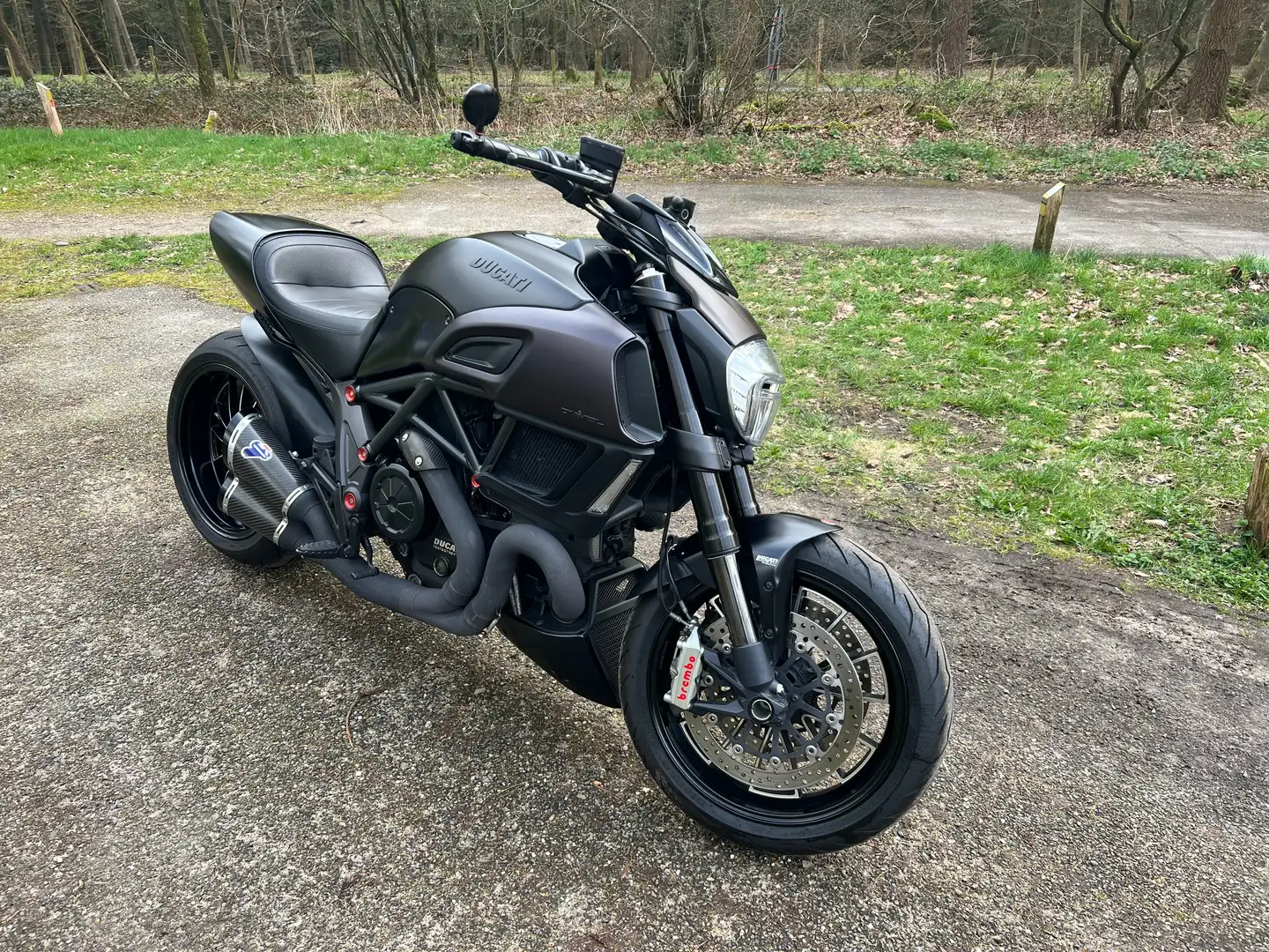 Ducati Diavel Dark Zwart - 1