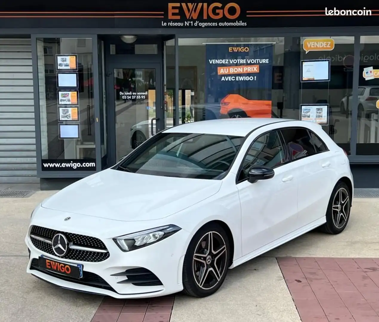 Mercedes-Benz A 160 Mercedes 160 AMG LINE BVM6 GRAND GPS-CAMÉRA DE REC Blanc - 1