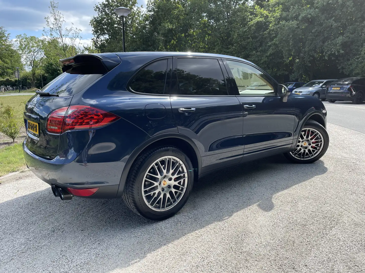 Porsche Cayenne 4.8 S 400PK uit 2011 topklasse auto Blauw - 2