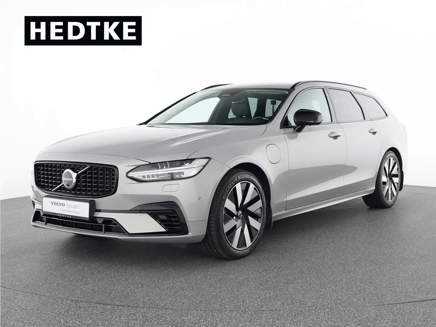 Volvo V90 T6 AWD Plug-in Hybrid Plus Dark 19"+360° Silber - 1