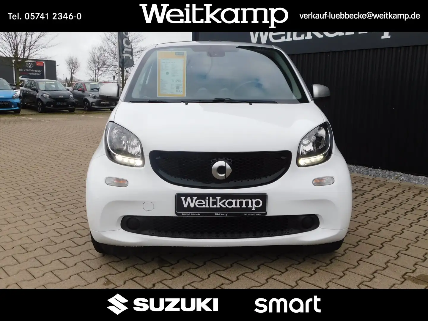 smart forTwo fortwo cabrio 52 kW passion/Audio/Komfort/Sitzh. White - 2