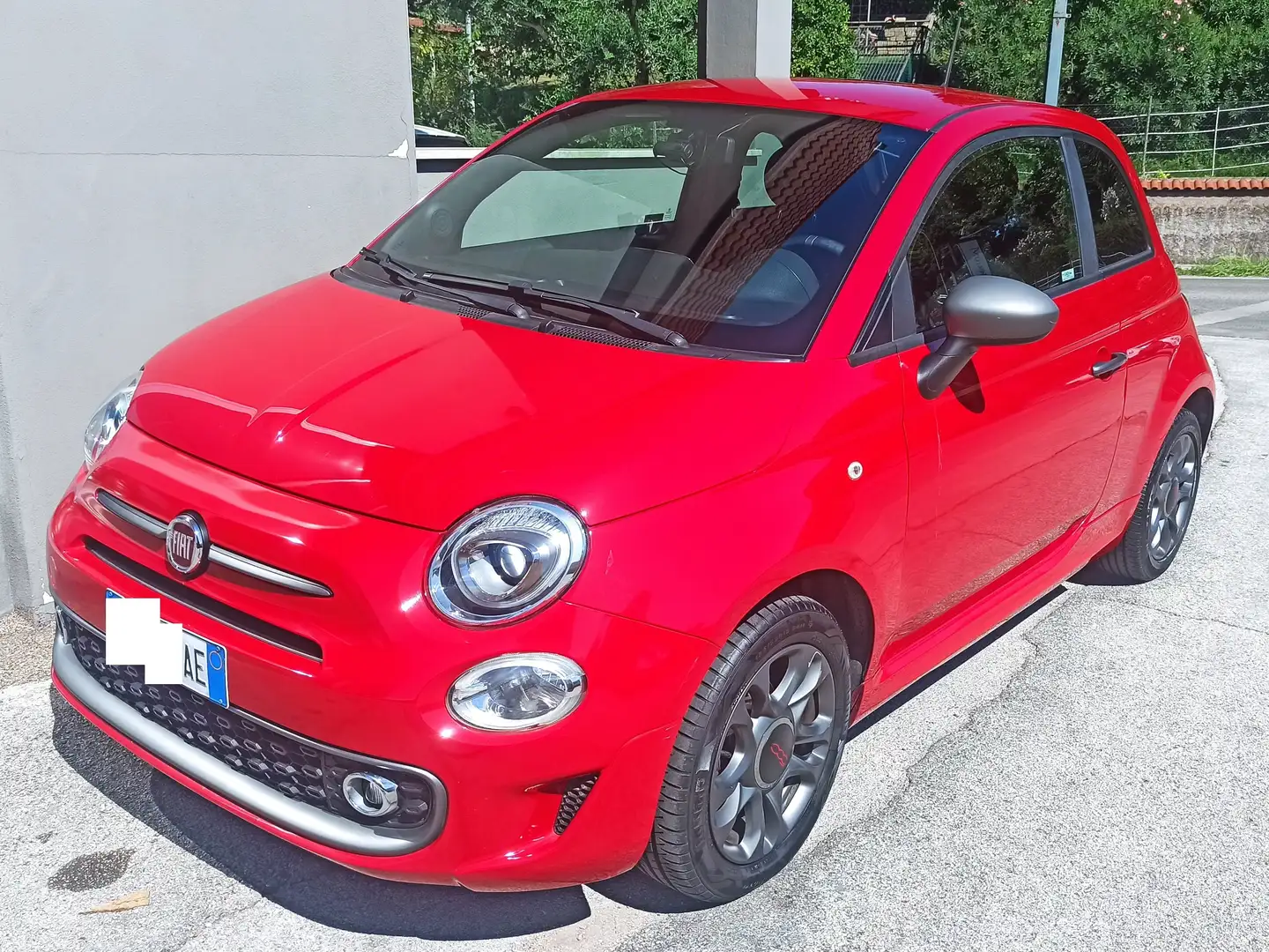 Fiat 500 500 1.2 Sport 69cv **UNIPRO** Rouge - 1