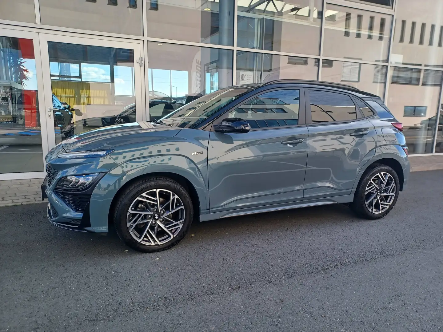 Hyundai KONA 1,0 T-GDi 48V 2WD N-Line Grau - 1