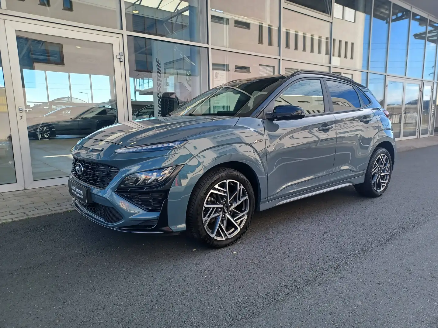 Hyundai KONA 1,0 T-GDi 48V 2WD N-Line Grau - 2