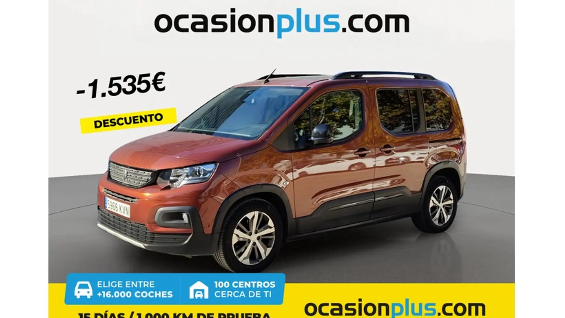 Peugeot Rifter 1.5BlueHDi S&S Standard GT Line EAT8 130 Marrón - 1