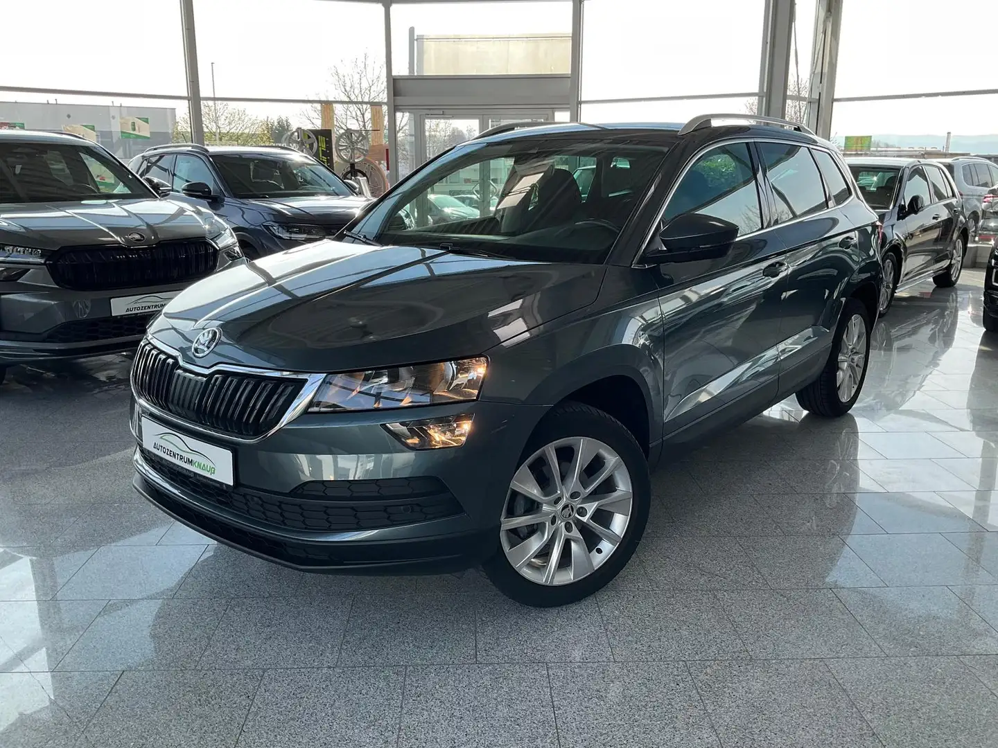 Skoda Karoq 1.0TSI Style AHK Navi Kessy Lenkradheizung GRA EPH Grau - 1