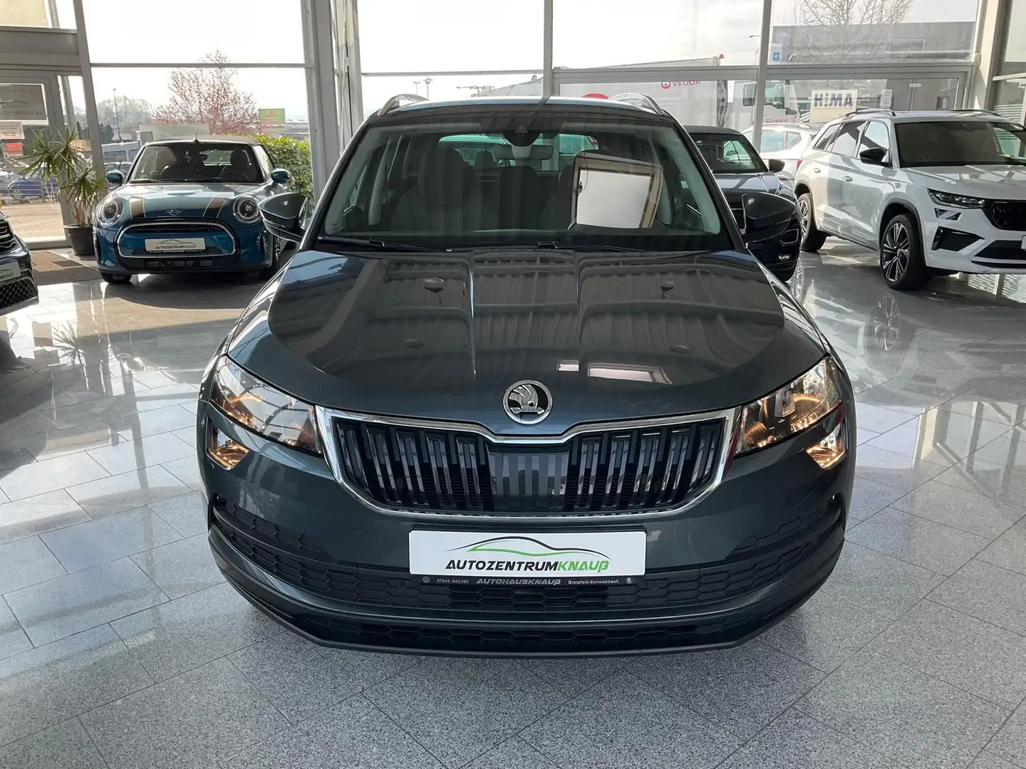 Skoda Karoq 1.0TSI Style AHK Navi Kessy Lenkradheizung GRA EPH Grau - 2