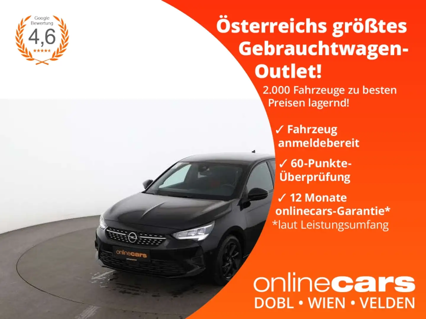 Opel Corsa F 1.2 Turbo GS Line Aut LED R-CAM ASSIST Schwarz - 1