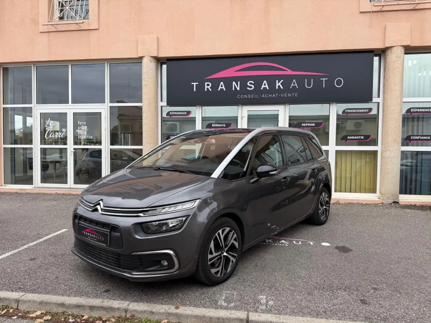 Citroen C4 GRAND SPACETOURER BUSINESS BlueHDi 130 SS BVM6 Business / 1er main Gris - 1