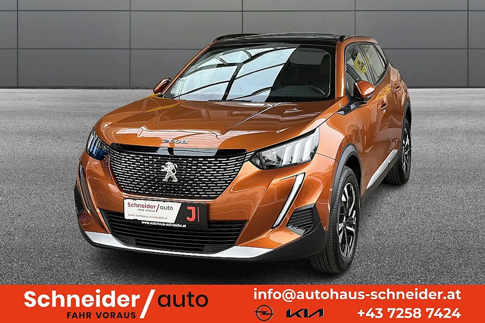 Peugeot 2008 GT Aut Aut. Export netto € 21990,- Orange - 1