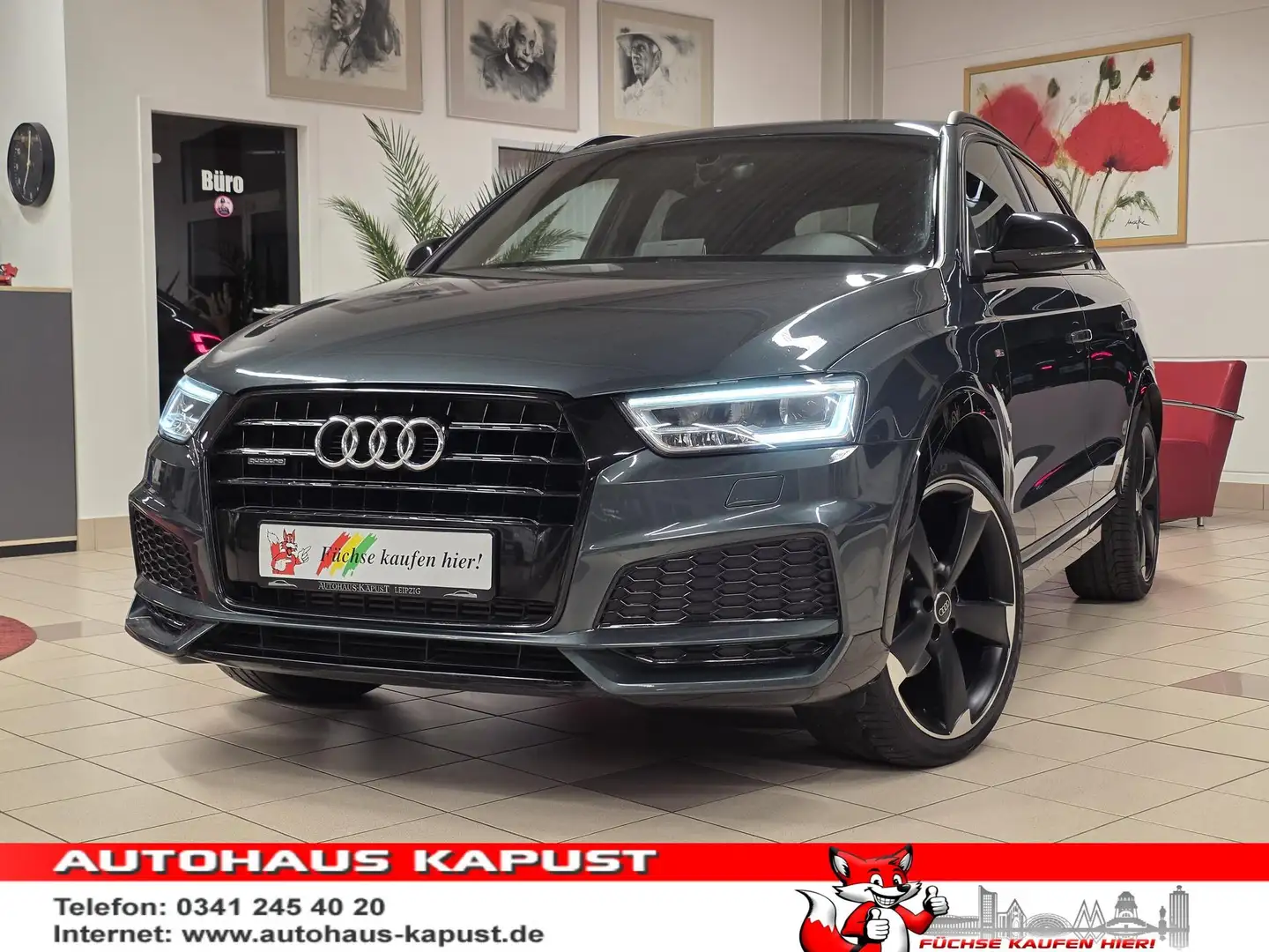 Audi Q3 Q3 2.0 sport 3x S-Line Competition/LED/BOSE/AHK Vert - 1