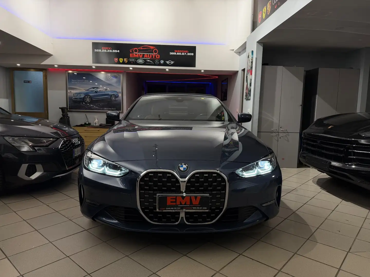 BMW 420 BMW 420d 48V Cabrio Msport Blu/Azzurro - 2