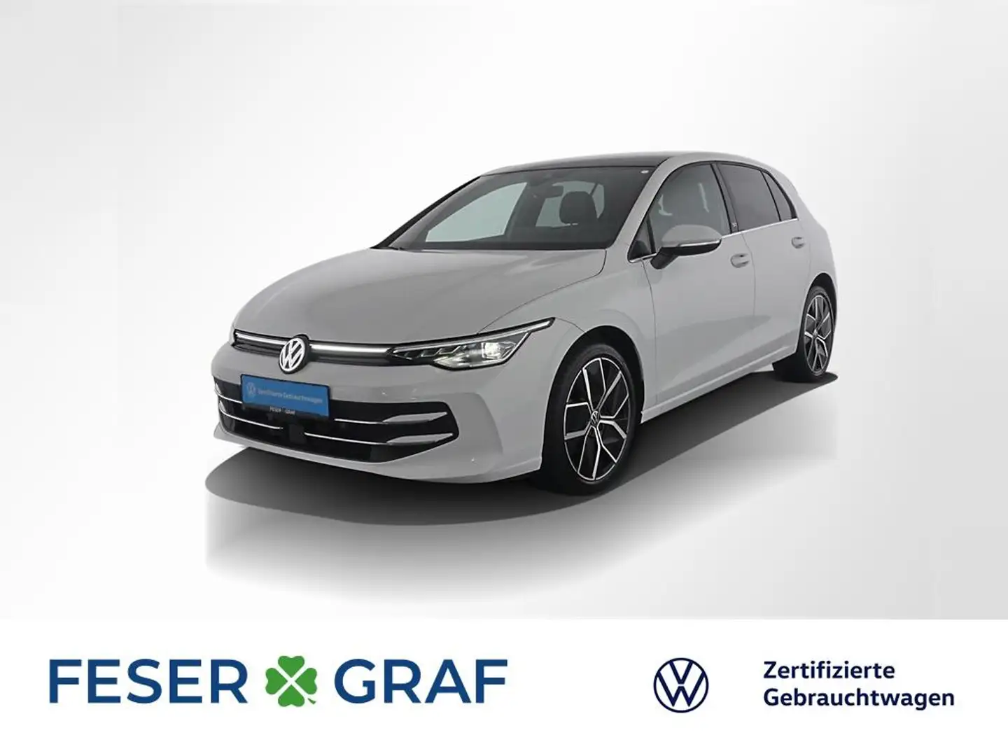 Volkswagen Golf 8 50Jahre 1.5 eTSI DSG Navi Pano AHK HUD Wit - 1