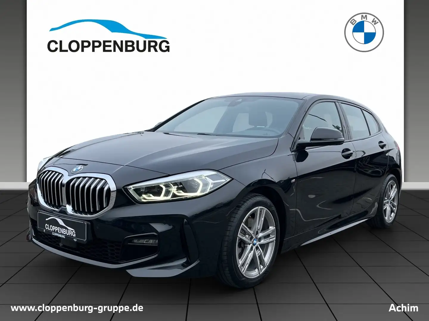 BMW 118 i Hatch M Sport HiFi DAB LED WLAN RFK Shz Zwart - 1