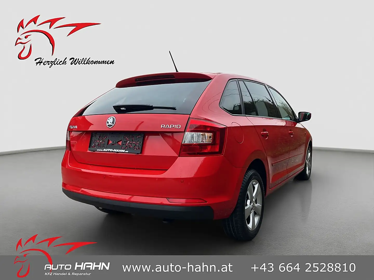 Skoda Rapid/Spaceback Rapid Spaceback 1,6 TDI Elegance Erstbesitz/Na... Rot - 2