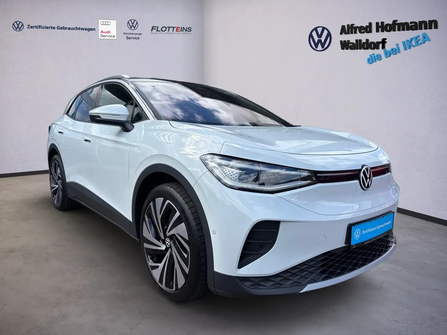 Volkswagen ID.4 AHK KEYLESS LED NAVI KLIMA LM Blanc - 2