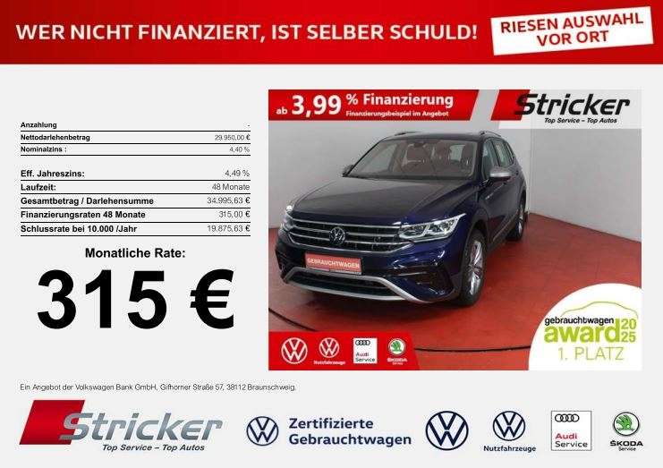 Second hand Volkswagen Tiguan Allspace 2.0