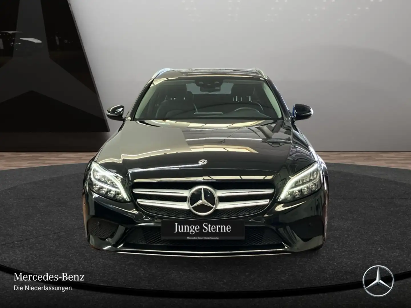 Mercedes-Benz C 200 C 220 d T AVANTG+AHK+LED+KEYLESS+9G Schwarz - 2