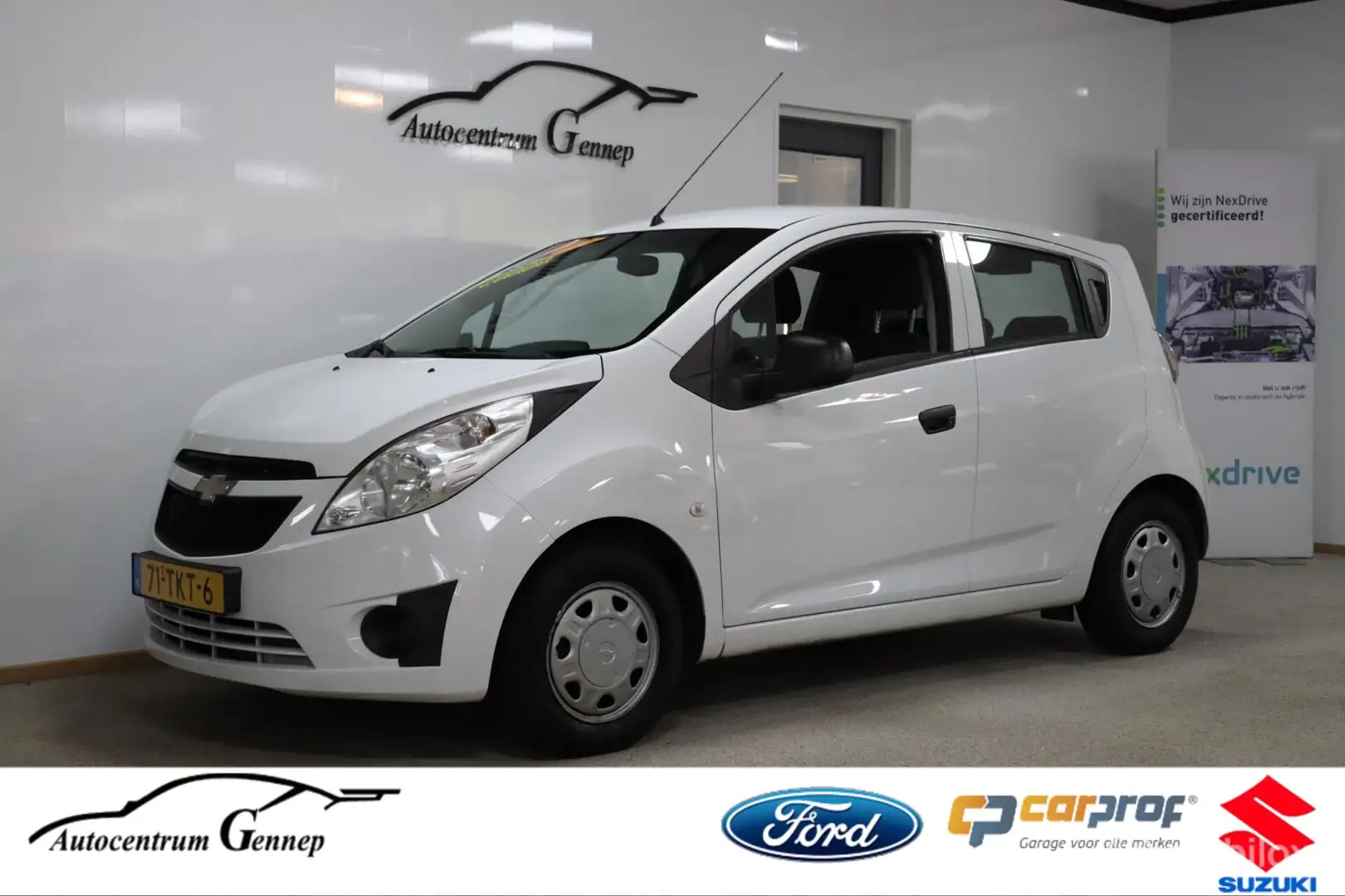 Chevrolet Spark 1.0 16V LS Bi-Fuel Blanc - 1