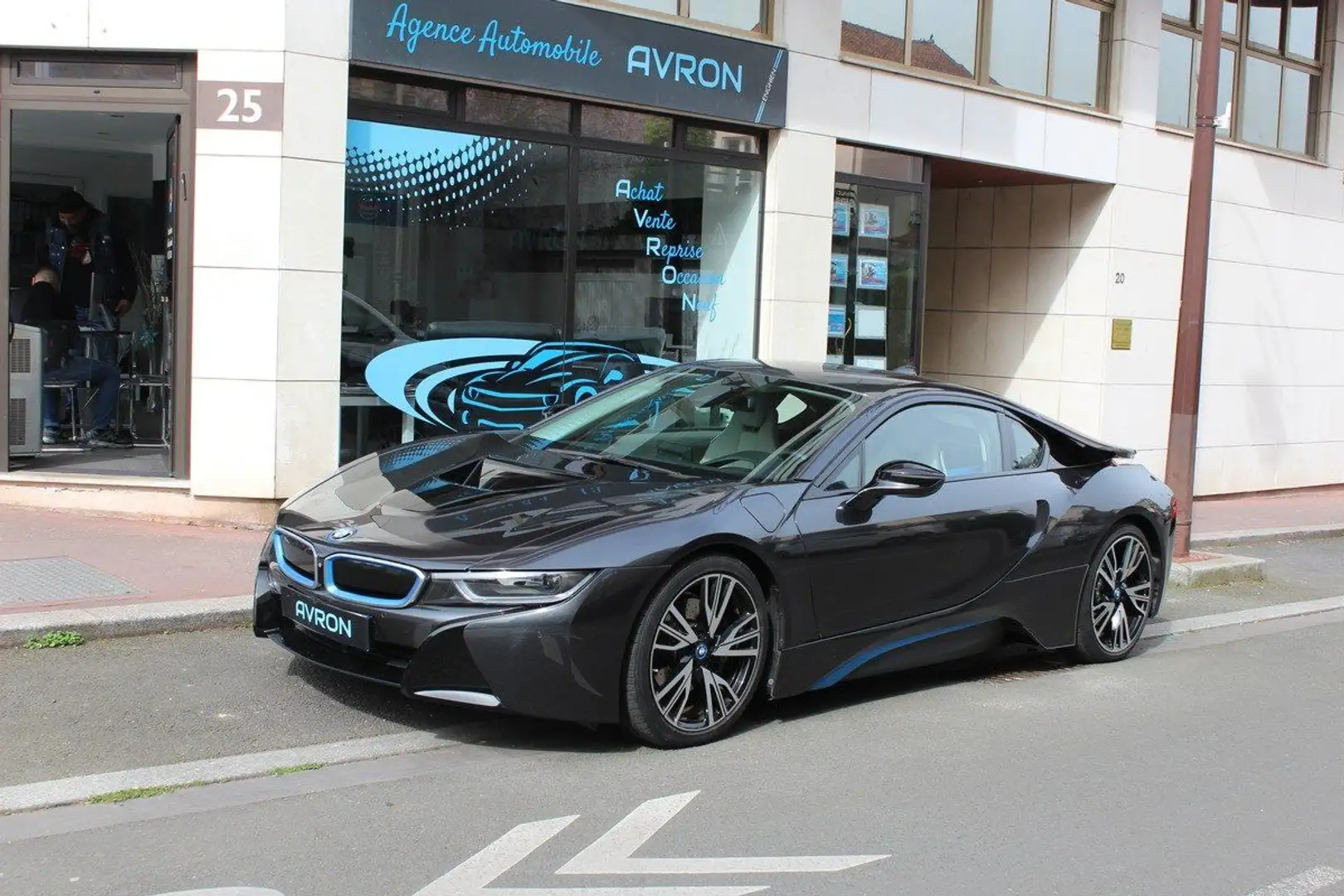 BMW i8 1.5 HYBRID 362 PURE IMPULSE BVA (historique comple Grey - 1