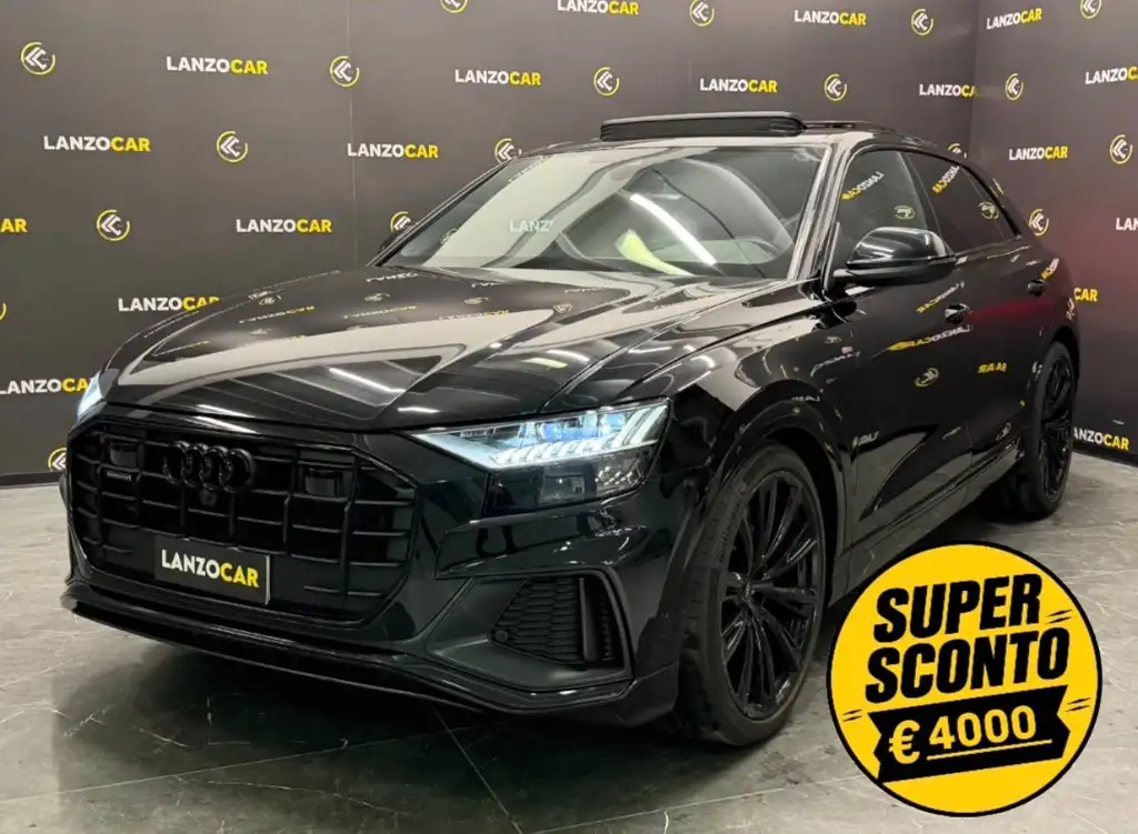 Audi Q8, 50 3.0 TDI 286CV S-LINE *TETTO*MATRIX*CERCHIO 23*, colore nero, 2023, diesel | usata in vendita da LANZOCAR