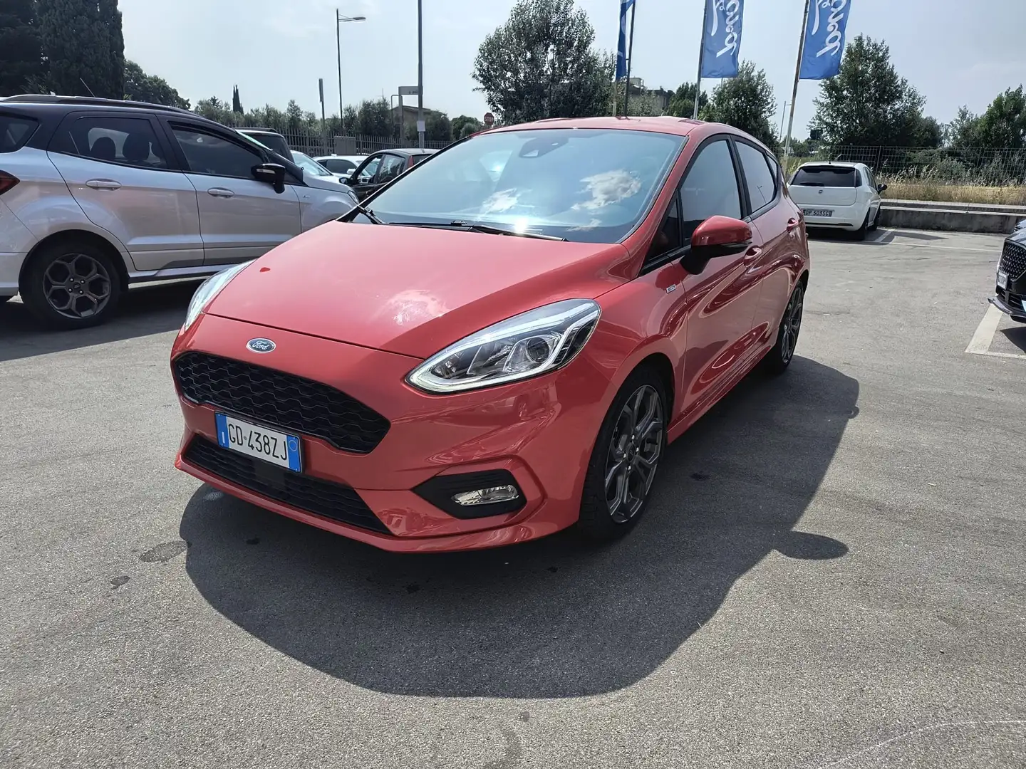 Ford Fiesta Fiesta VII 2017 5p 1.0 hybrid ST-Line s #PROMO RF# Rosso - 1