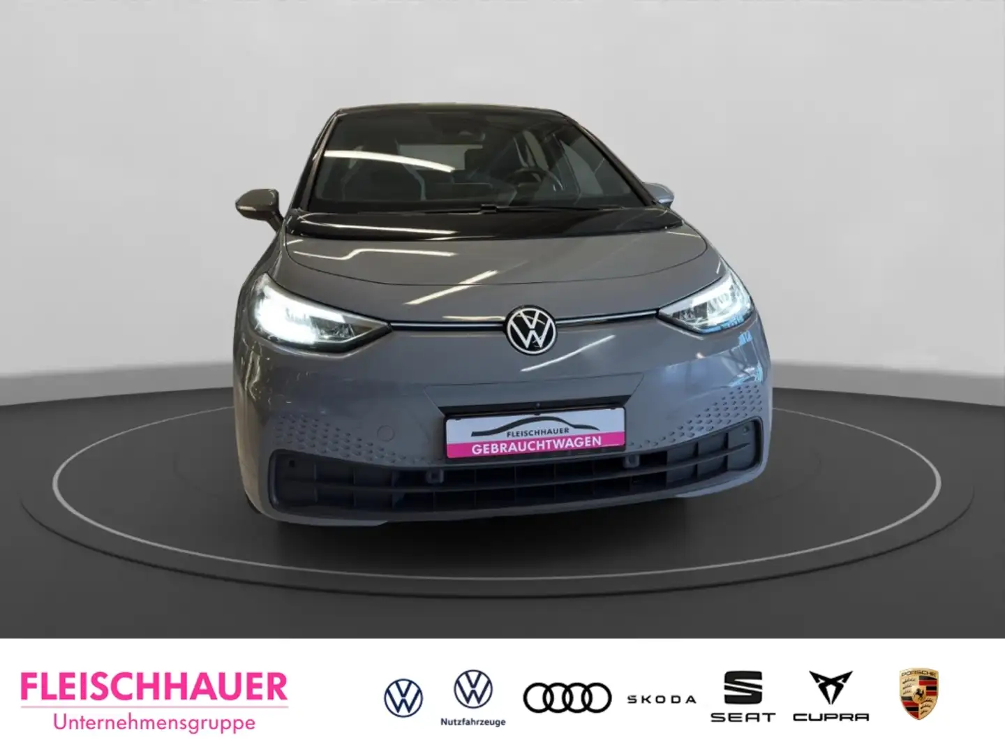 Volkswagen ID.3 Pro S Navi+LED+HUD+DCC+ACC+360°+App+Wärmepumpe Grau - 2