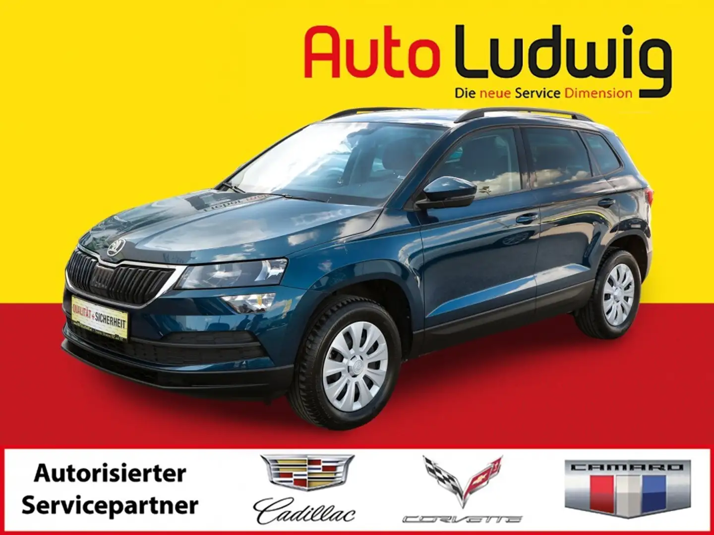 Skoda Karoq 1,6 TDI City*PARK PILOT*TEMPOMAT*ASSISTENZ-SYST... Blau - 1