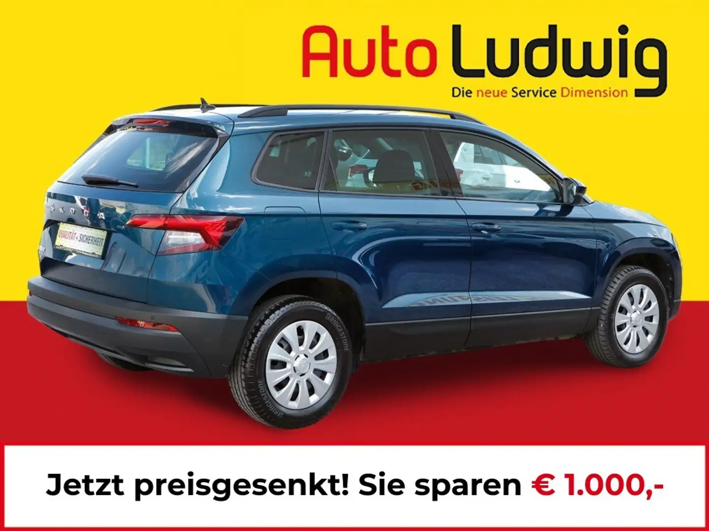 Skoda Karoq 1,6 TDI City*PARK PILOT*TEMPOMAT*ASSISTENZ-SYST... Blau - 2