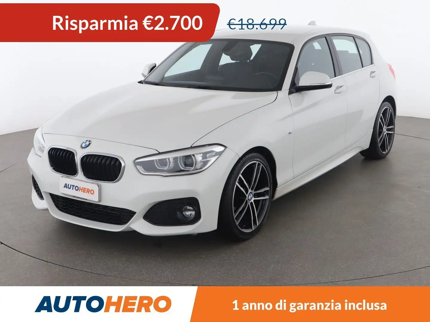 BMW 116 116d Msport Blanc - 1
