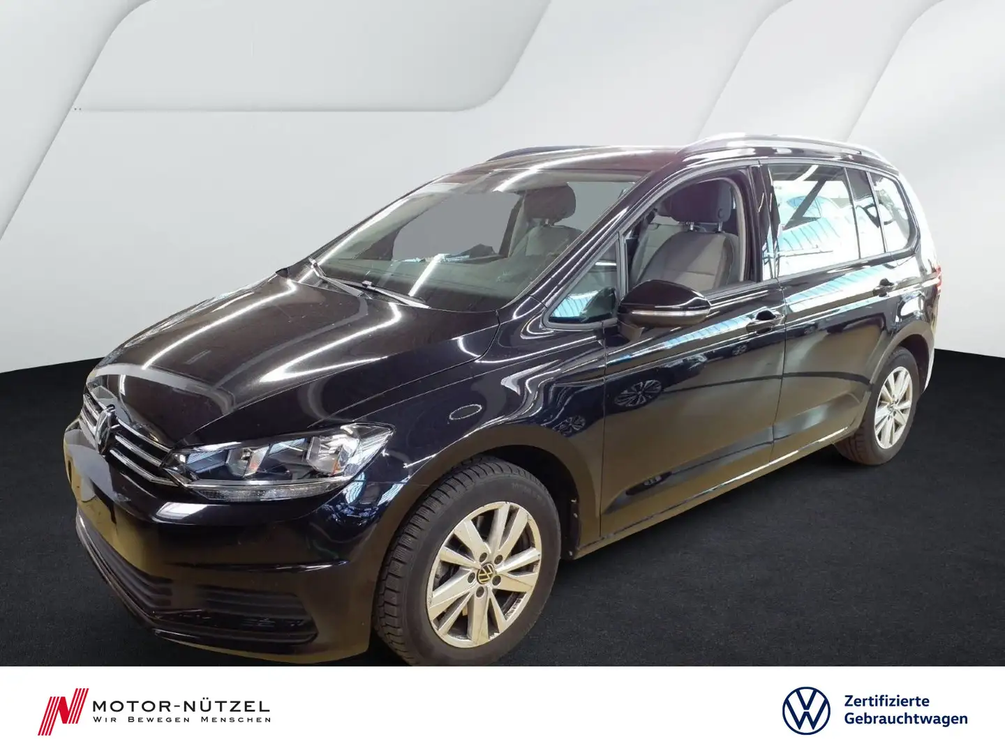 Volkswagen Touran 1.5 TSI COMFORTLINE KLIMA+NAVI+ACC+SHZ+7S Schwarz - 1