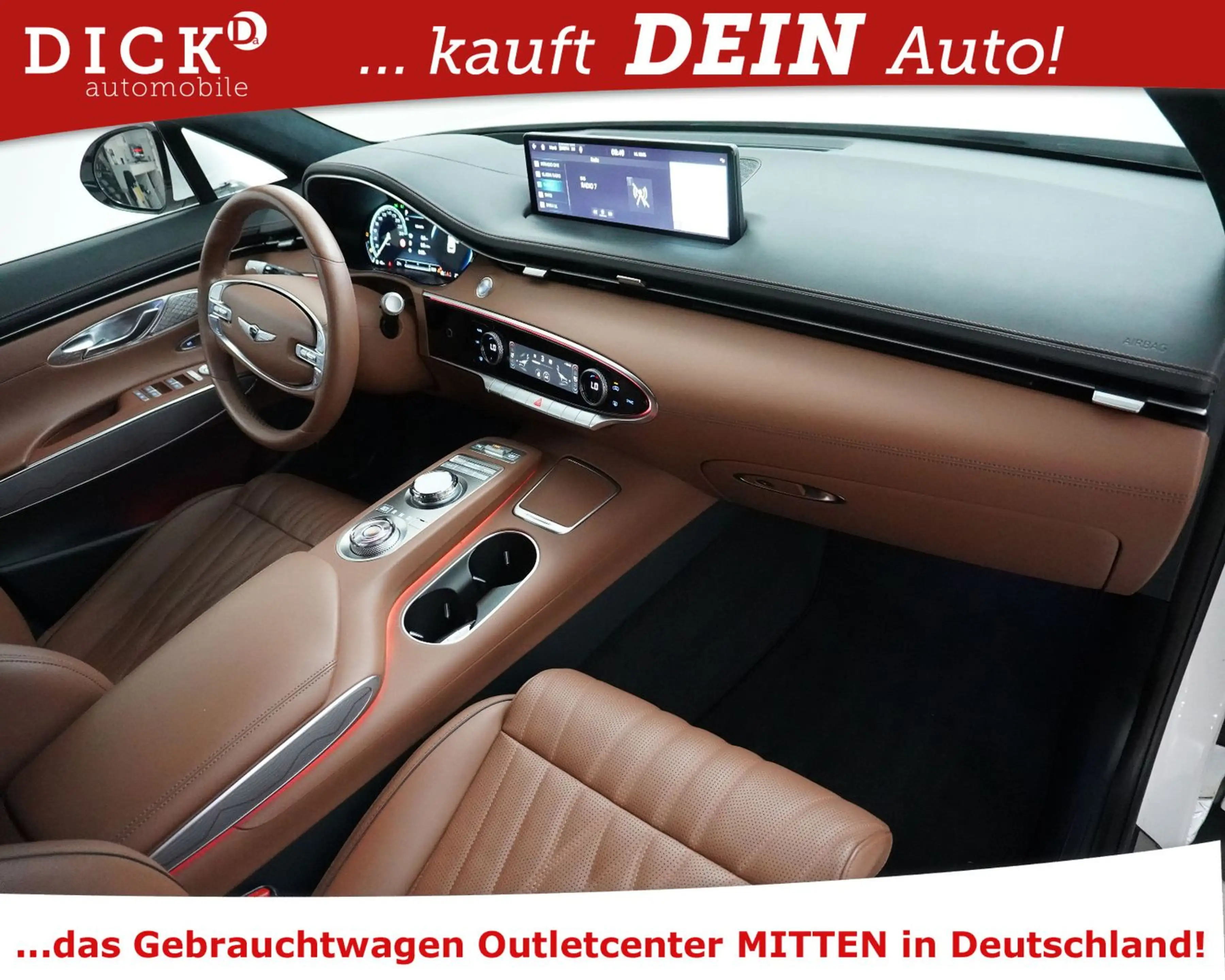Genesis GV70 2.5T 4WD Luxury MEMO+MASS+HEAD+360+ACC+21" — photo 12