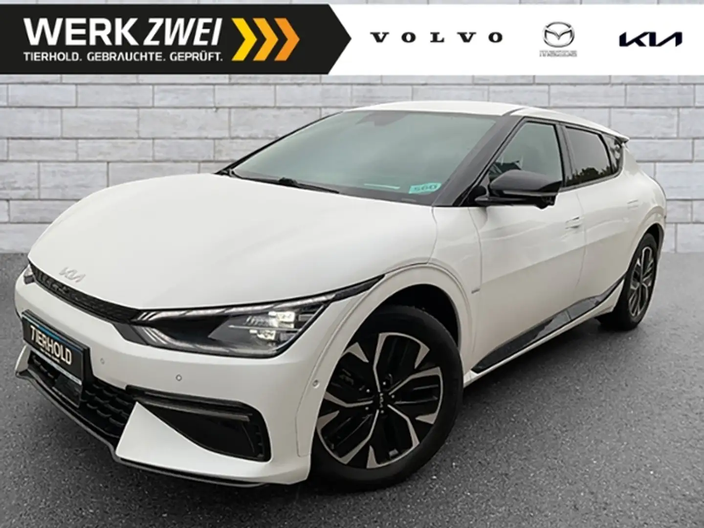 Kia EV6 GT-Line 2WD 77,4 kWh ACC HUD 360° Navi Blanc - 1
