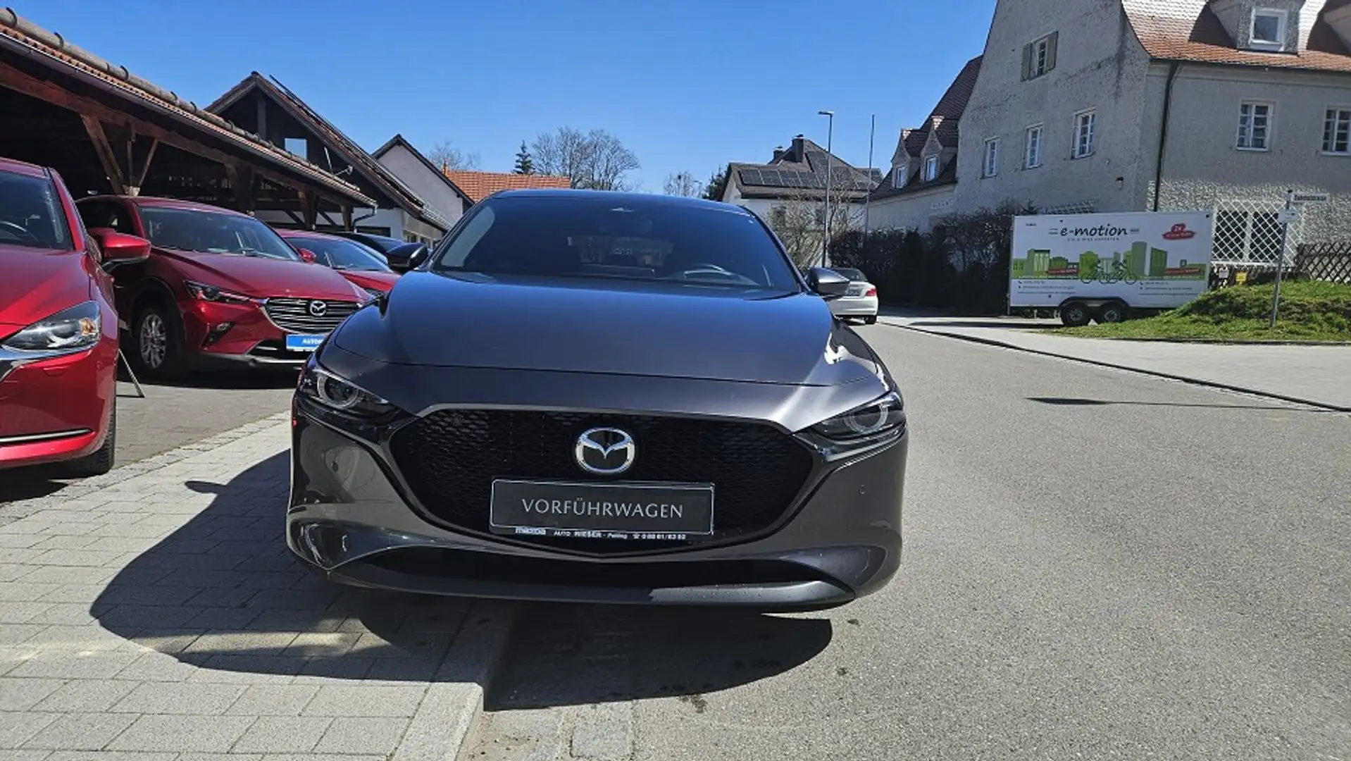 Mazda 3 mit 150PS als Exclusive-Line Garantie bis 12.2029 Gris - 2