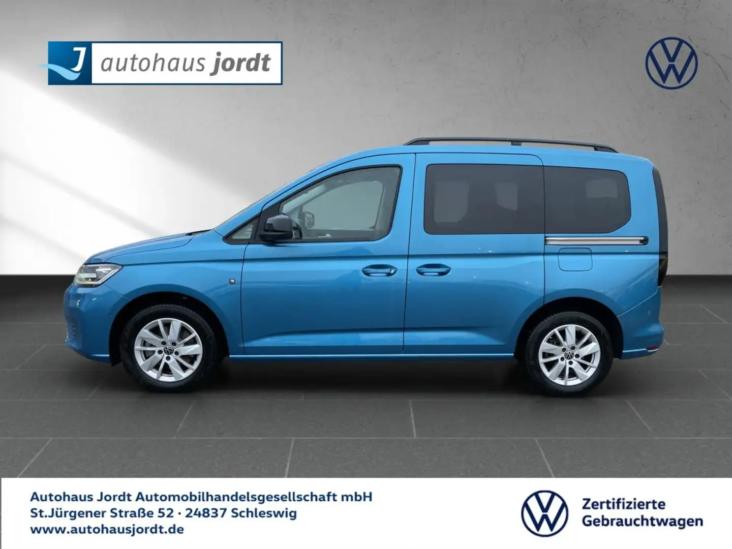 Volkswagen Caddy 2.0 TDI DPF Life DSG EPH RFK LED NAVI Klima Blau - 2