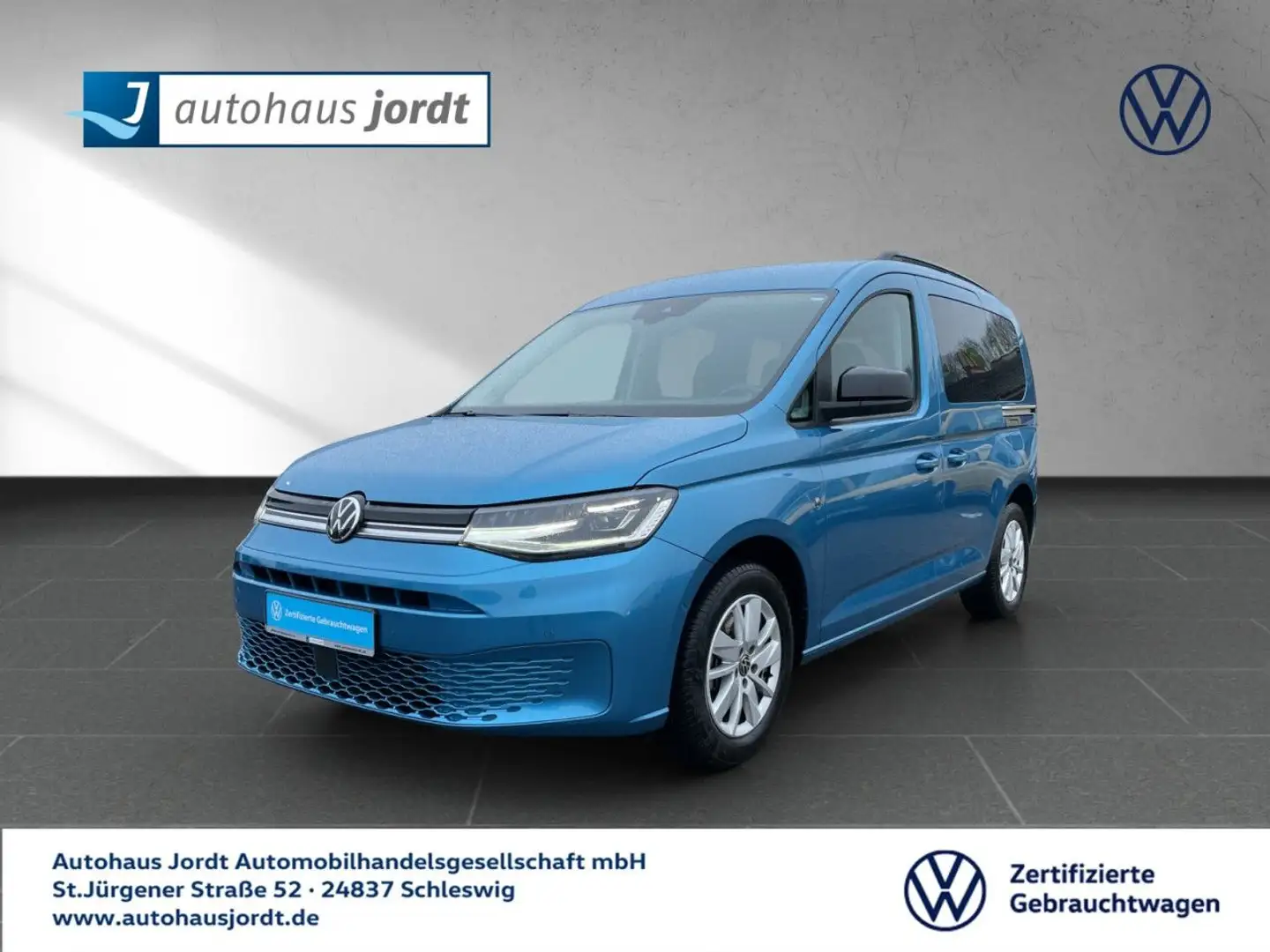 Volkswagen Caddy 2.0 TDI DPF Life DSG EPH RFK LED NAVI Klima Blau - 1