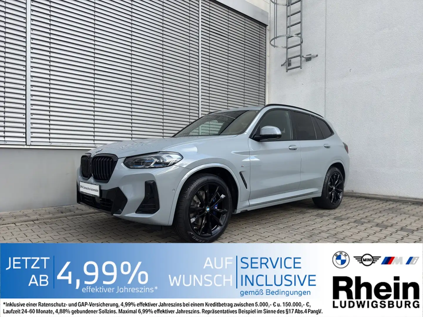 BMW X3 xDr30i M Sportpaket Laser AHK HUD H&K ParkAs+ Grau - 1