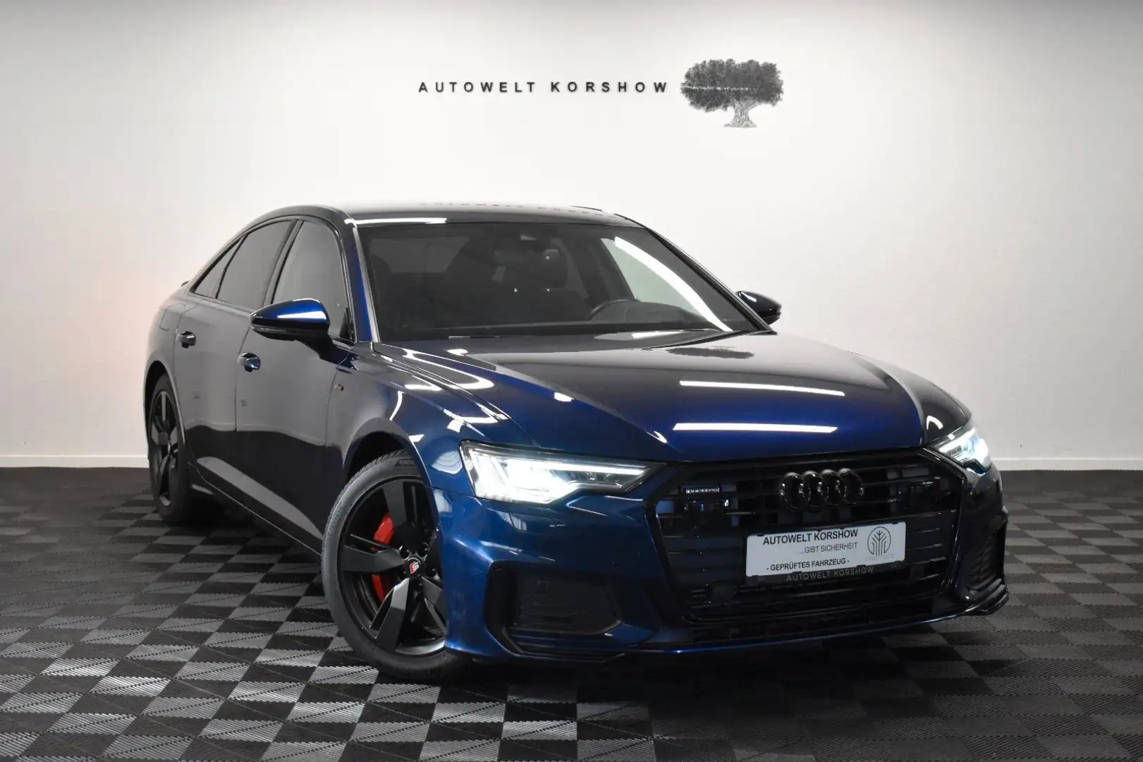 Audi A6 Lim. 50 TFSIe quat. S-LINE*MATRIX*KAMERA*HUD Bleu - 1