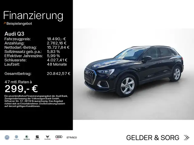 Audi Q3 en vente chez une concession Allemagne