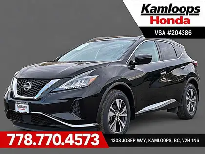 Black 2019 Nissan Murano SUV / Crossover All-Wheel Drive Automatic