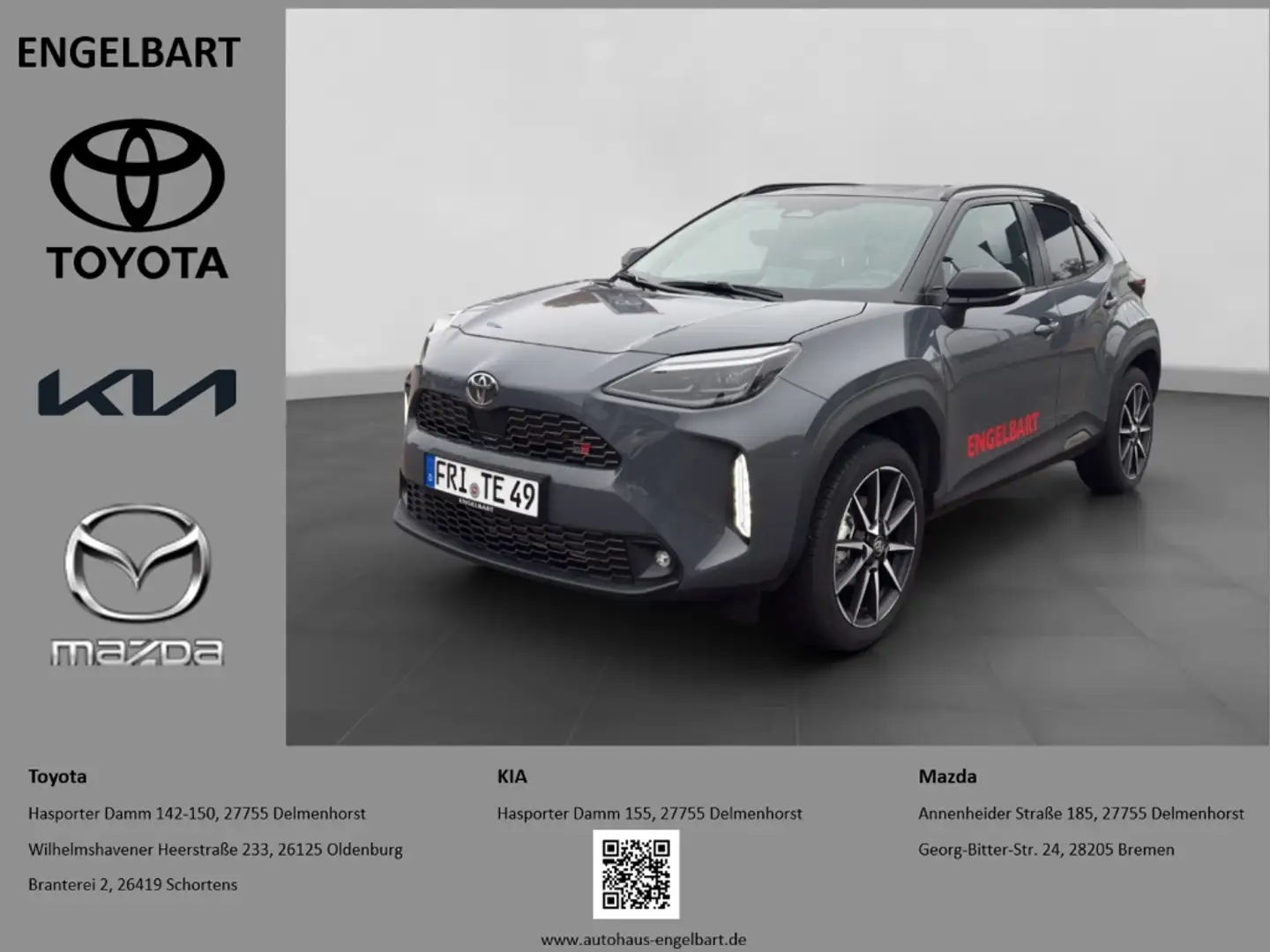 Toyota Yaris Cross Hybrid FWD GR Sport Navi  JBL CarPlay Grau - 1