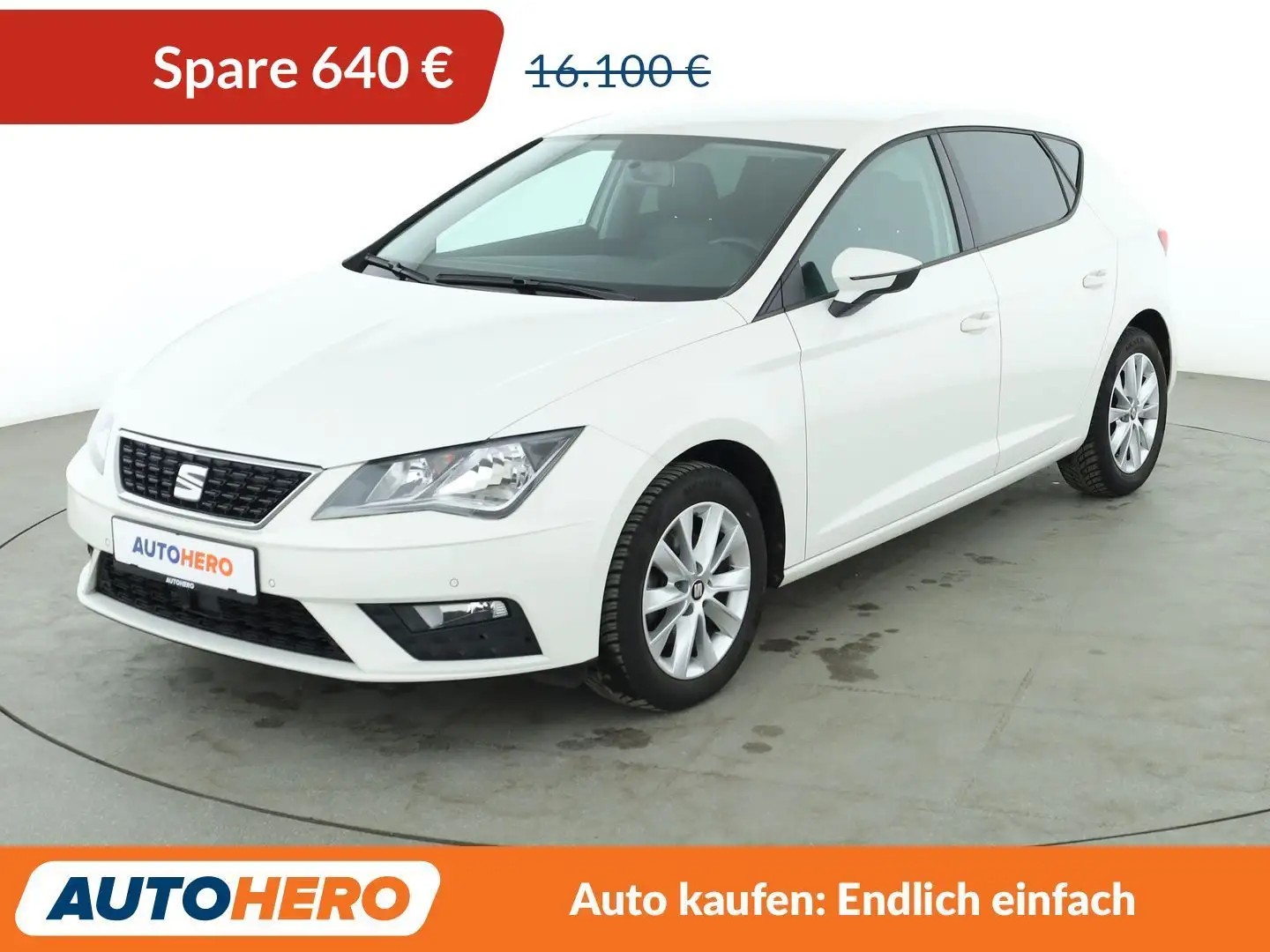 SEAT Leon 1.5 TSI ACT Style*NAV*TEMPO*CAM*PDC*SHZ*CARPLAY Weiß - 1