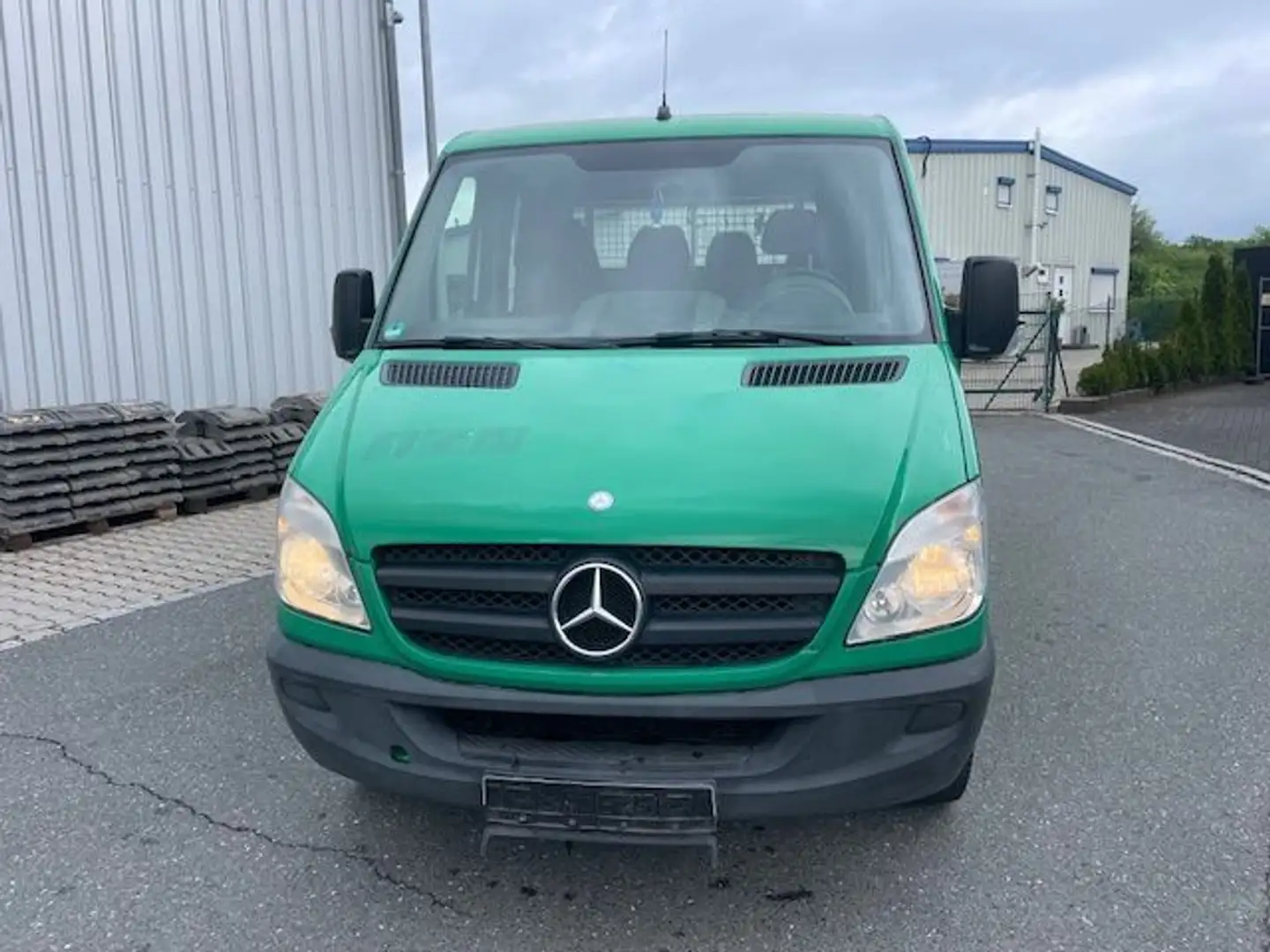 Mercedes-Benz Sprinter 313 Pritsche Doka 7 Sitze Groen - 2