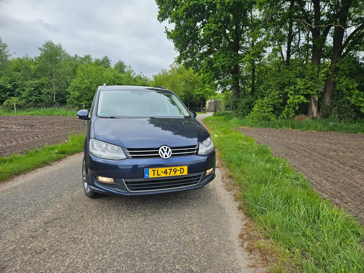 Volkswagen Sharan Sharan 1.4 TSI Highline 7p Blauw - 2
