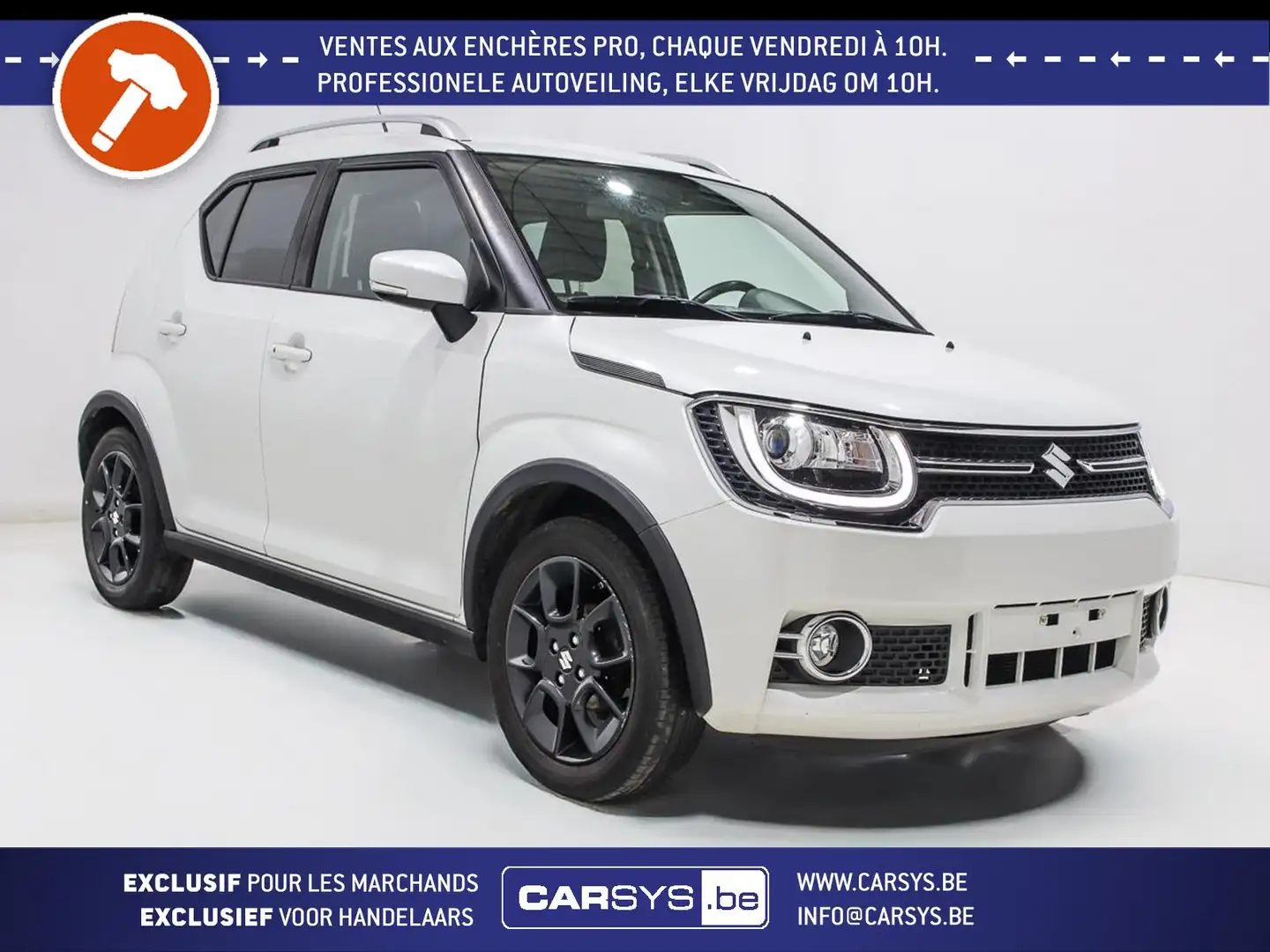 Suzuki Ignis 1.2 - 90 cv - BVA JA16 - CAM - GPS Blanc - 1