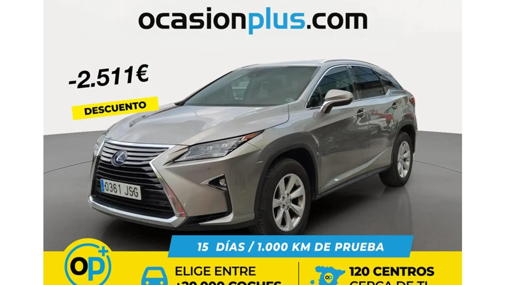 Lexus RX 450h Corporate Gris - 1