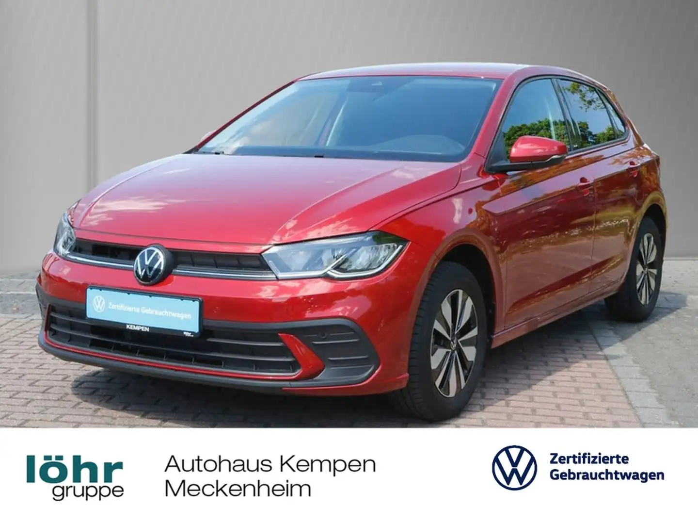 Volkswagen Polo VI 1.0 TSI Move 15"LM Navi+VC PDC LED Sitzheiz. Rouge - 1