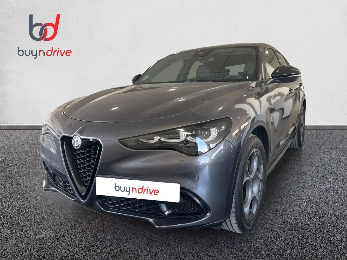 Alfa Romeo Stelvio 2.2 Sprint RWD Aut. 160 Gris - 1