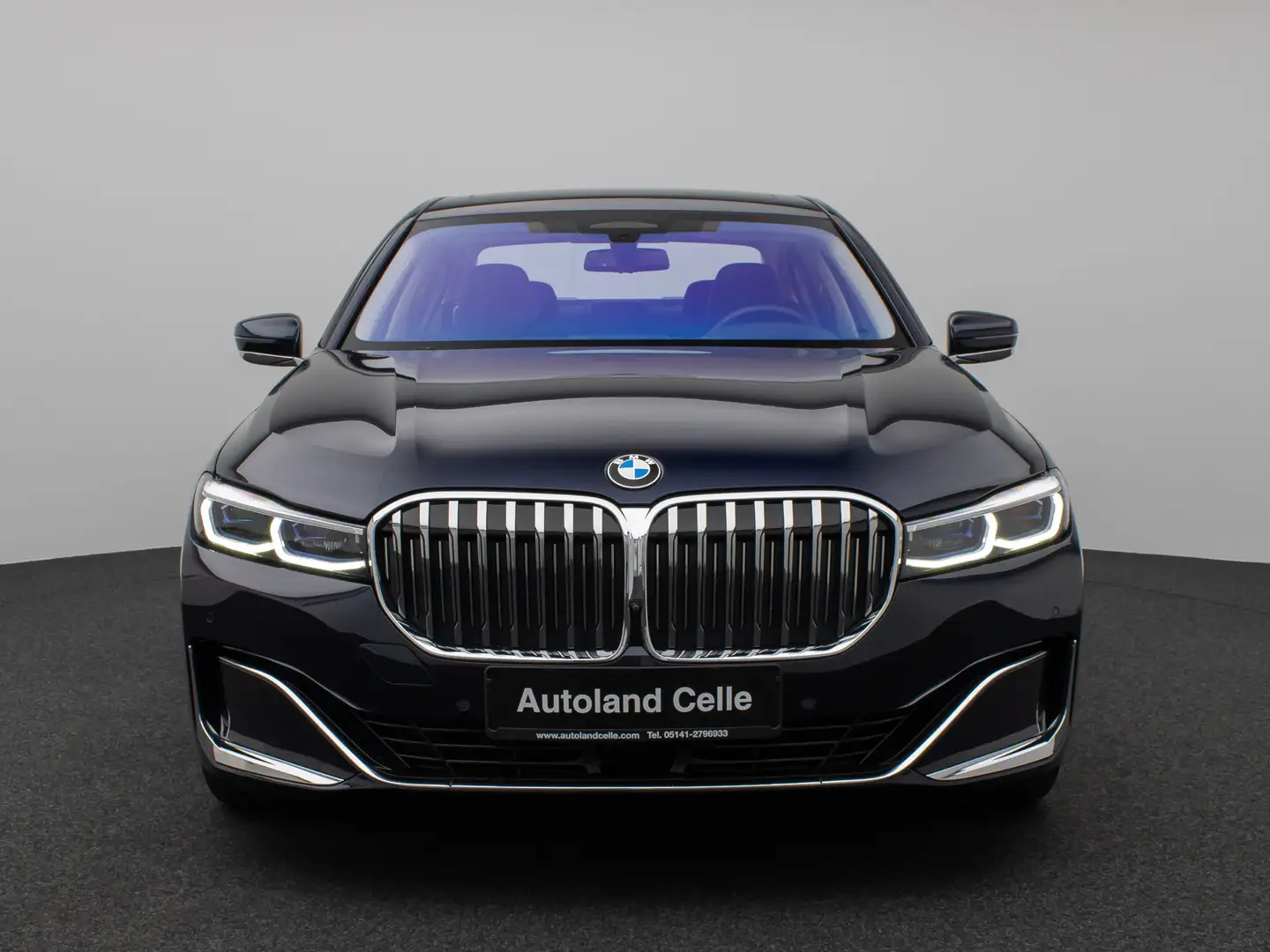 BMW 750 xD 360°Panorama Laser HUD H K Massage ACC Blau - 2