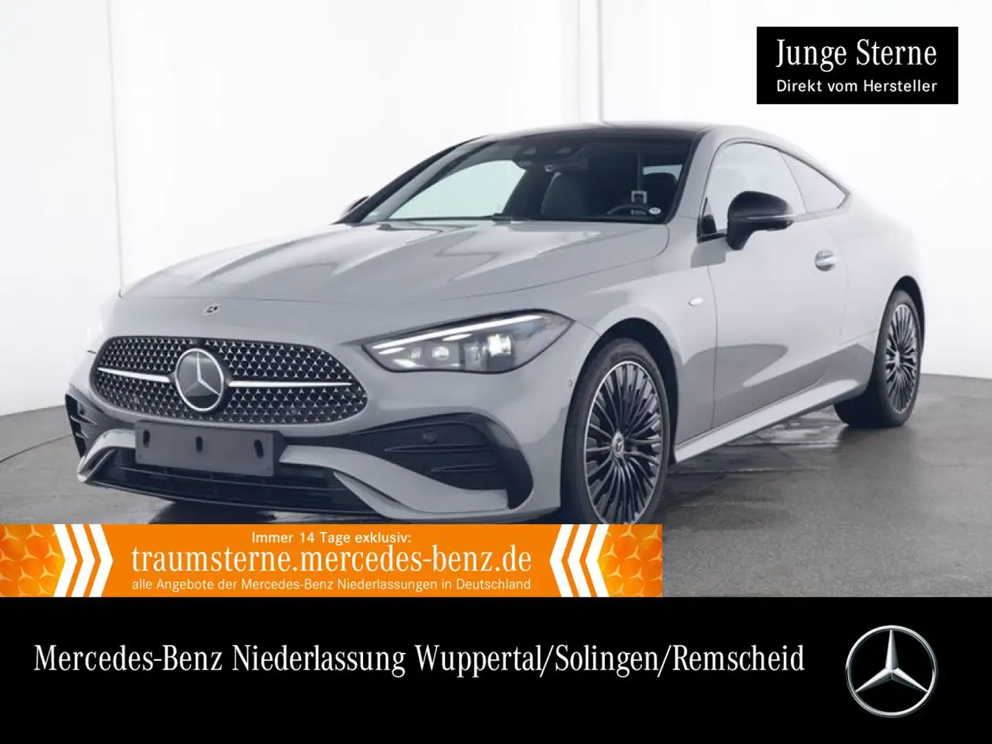 Mercedes-Benz CLE 300 e AMG+NIGHT+PANO+360+AHK+BURMESTER+KEYLESS Grijs - 1